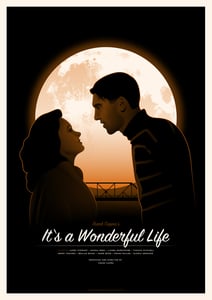 Image of It's a Wonderful Life Screenprint | Regular & Variant Edition