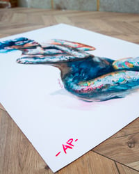 Image 4 of 'MASK WATERCOLOUR Artist Proof' Extremely Limited Edition Giclee Print