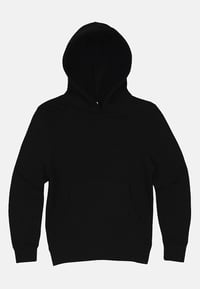 Image 2 of BLACK Hoodie (Unisex) with Embroidered Logos *Matches Black Joggers