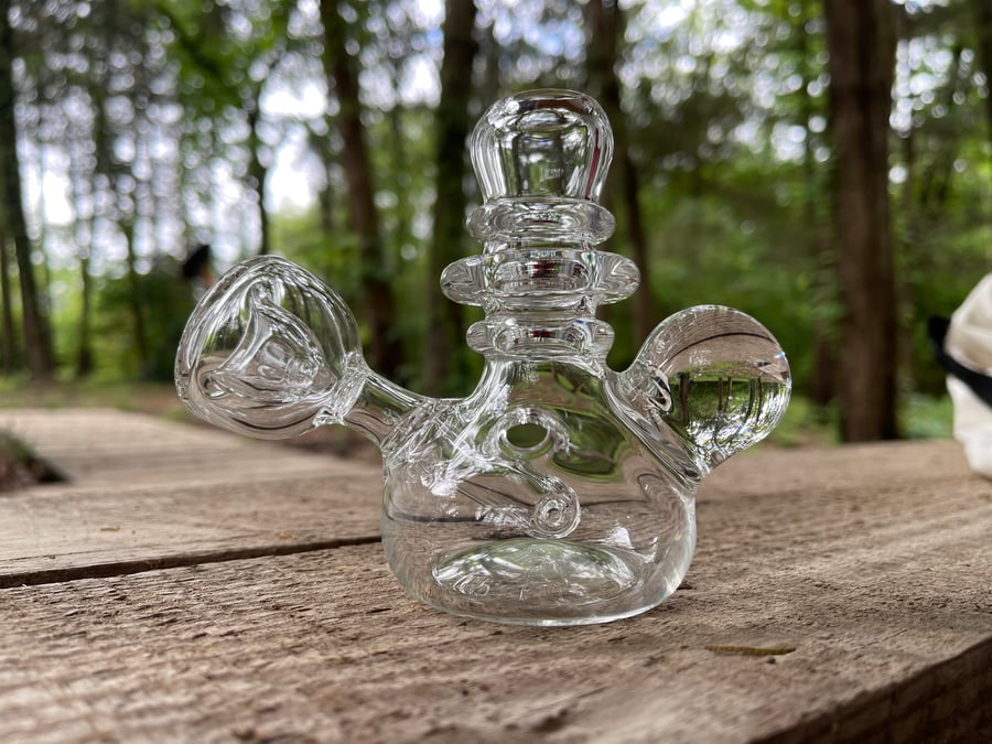 Image of Bubbler w/ Large Marble and 3 Hole Perc