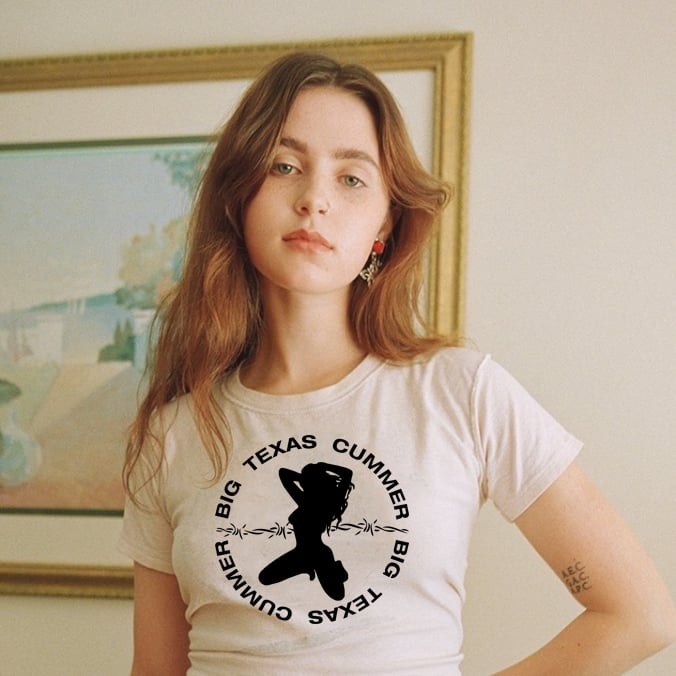 MUDFLAP GIRL TEE big texas cummer