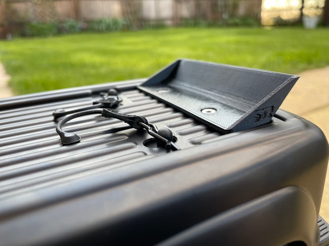 Arrma Big Rock UNBREAKABLE Rear Wing Low Profile Lip Curved Aero Wing Spoiler