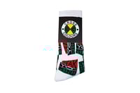 Image 1 of Cross Colours - Speak Yo Mind Crew Socks - White