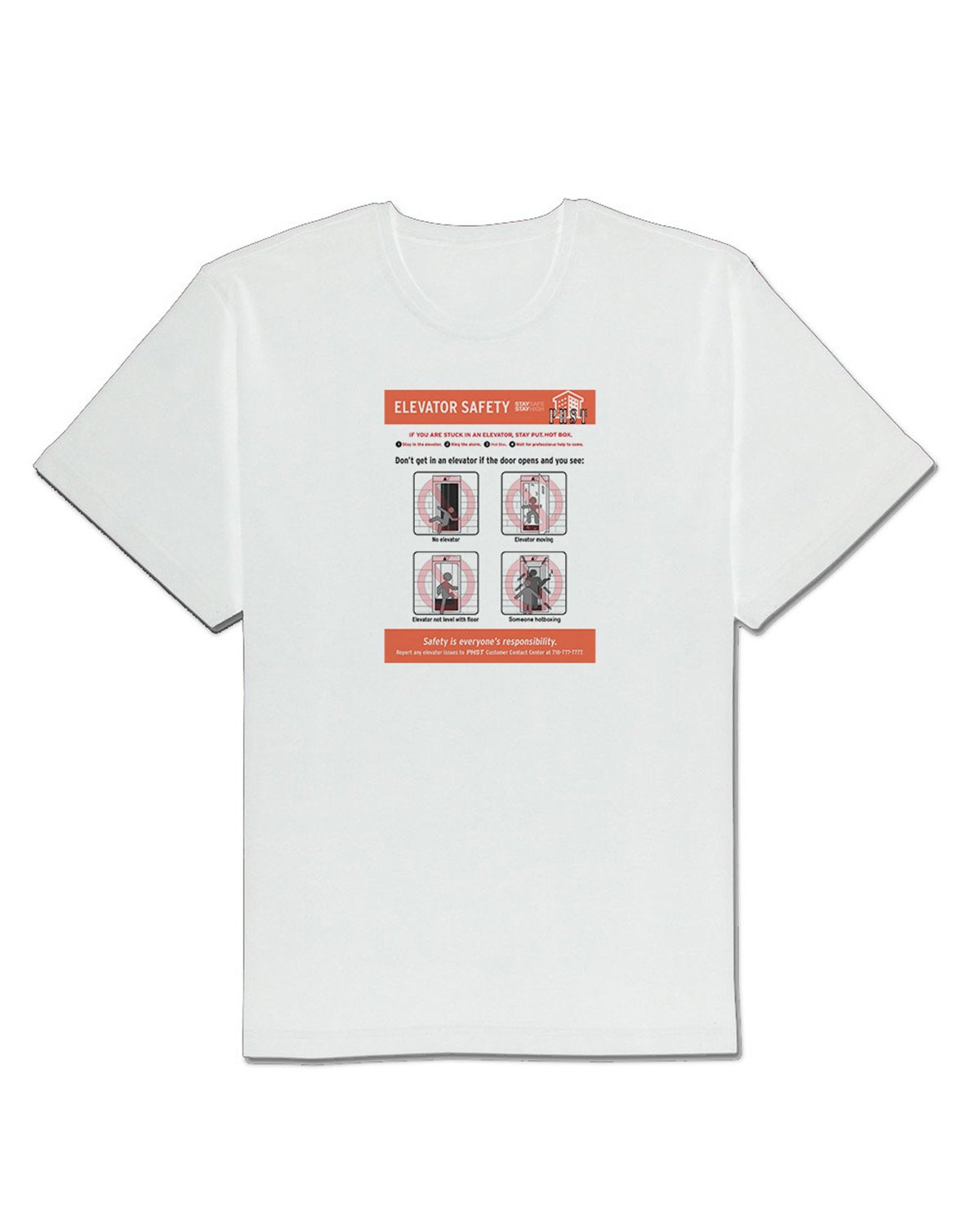 Image of White PHST “HOT BOX” 4/20 T-shirt