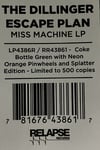 The Dillinger Escape Plan - Miss Machine (Coke Bottle Green Vinyl)