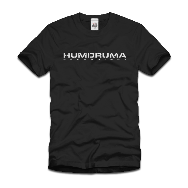 Image of HumDruma Text Black Tee