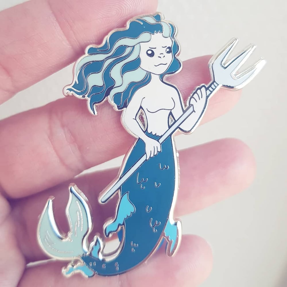 Mermaid & Grindy Pin
