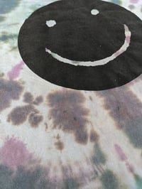 Image 3 of HⒶPPY Tie-Dyed White T-Shirt