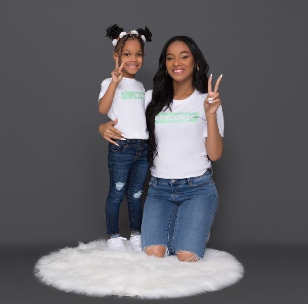 I Love My MAMA - Mint & White