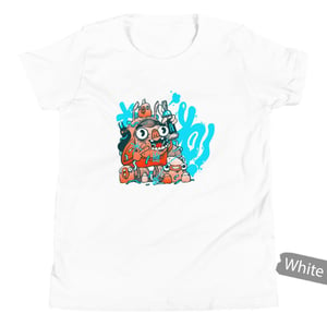 Image of "YO NUMBER TWO" (TEE FOR KIDS) - Bella + Canvas 3001Y | Youth Premium Short Sleeve Tee - Unisex fit
