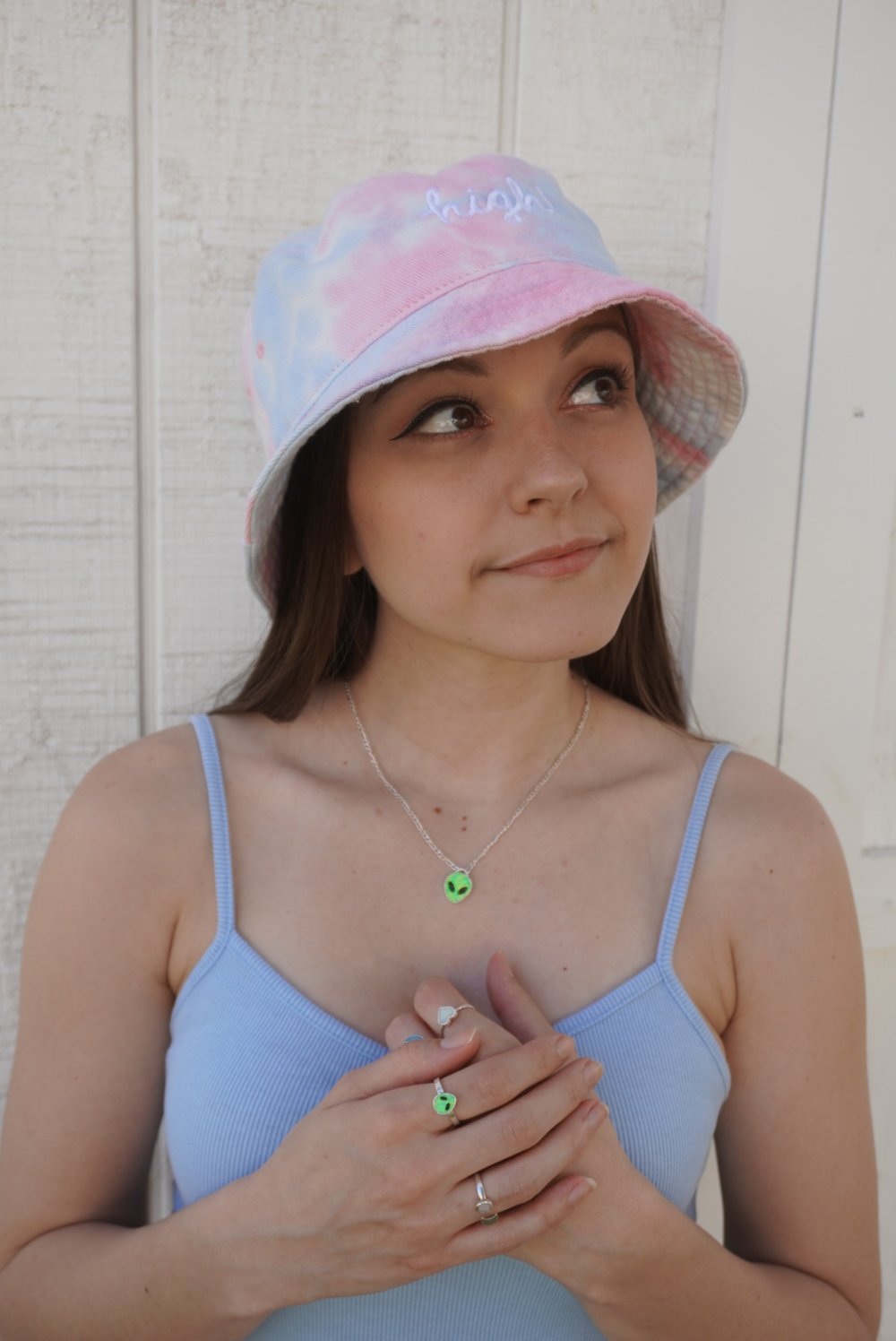 Image of Cotton candy high! bucket hat 