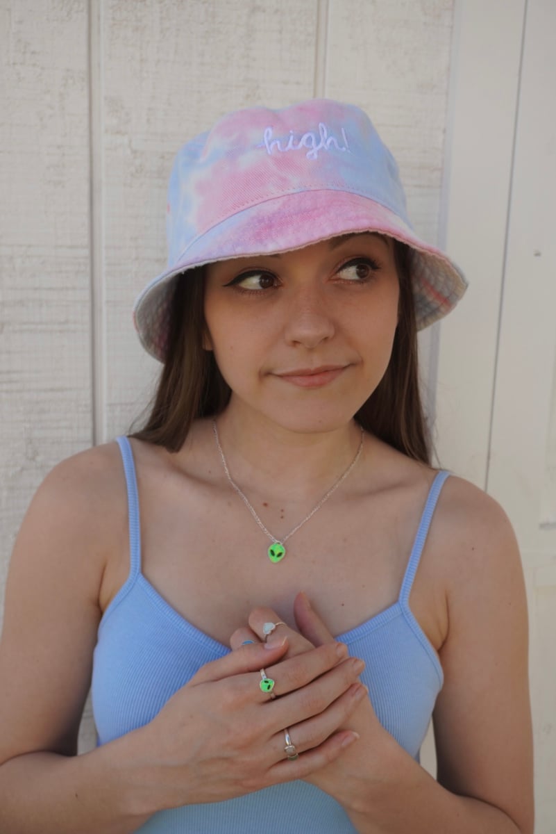 Tie Dye Cotton Candy Bucket Hat – Allison Pearl