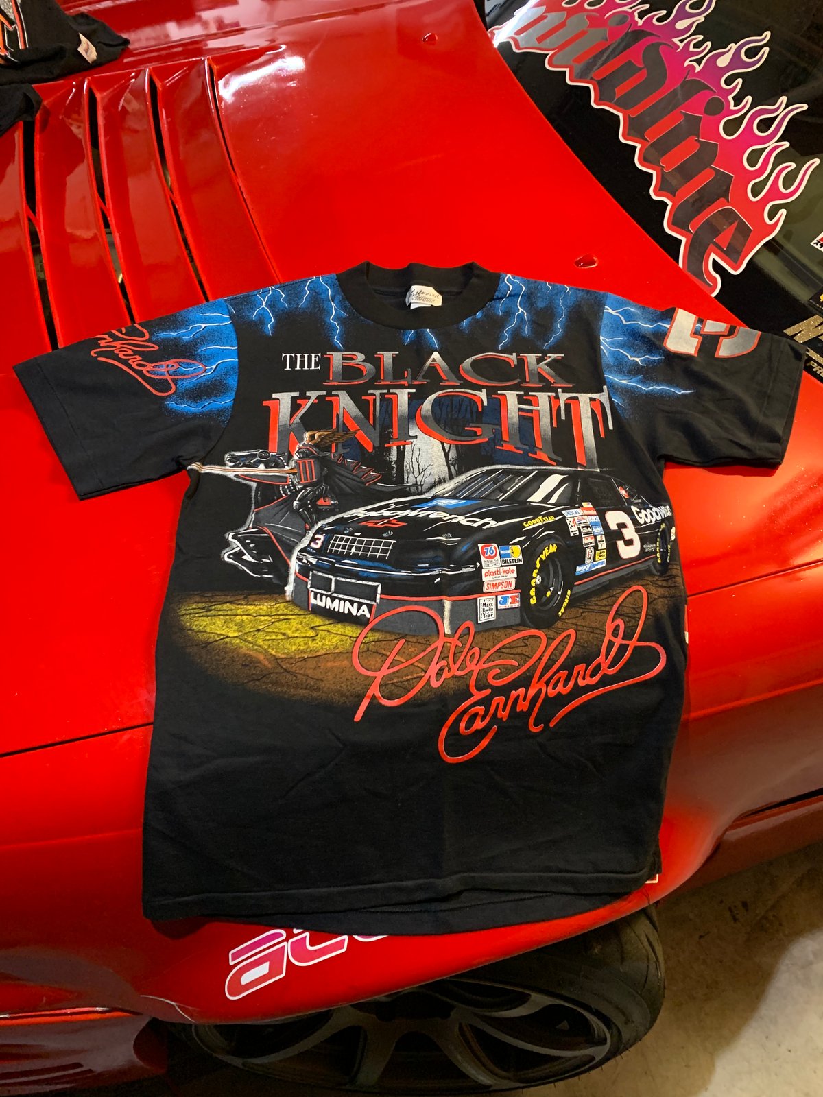 black knight dale earnhardt shirt