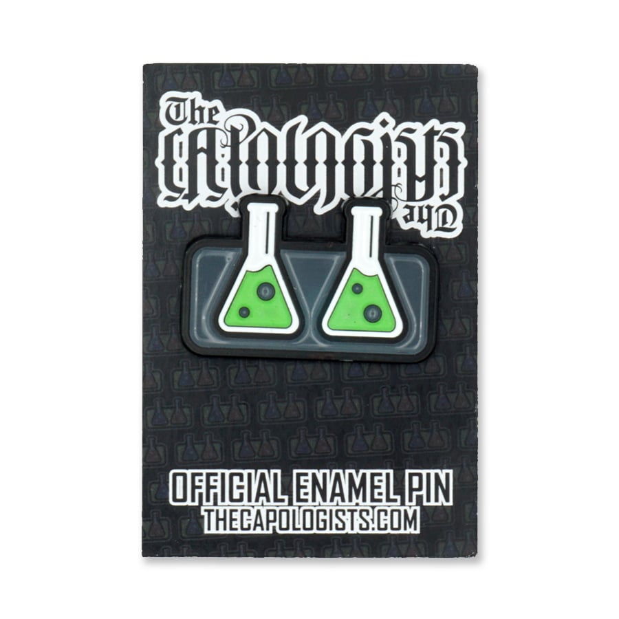 The Capologists Beakers Pin