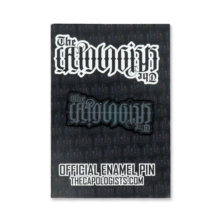 The Capologists Soft Enamel Pin - Black Editions