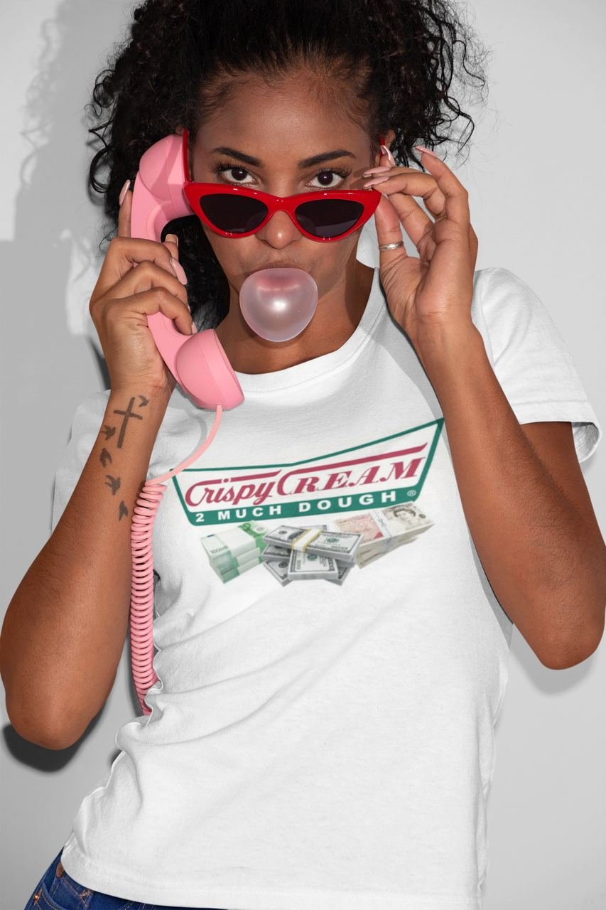 Image of Her Crispy C.R.E.A.M - T-Shirt - (Was £85, Now £45 )