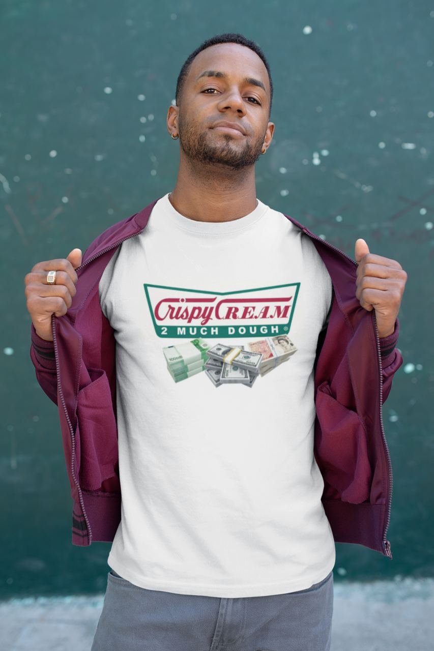 Image of His Crispy C.R.E.A.M - T-Shirt - (Was £85, Now £45 )