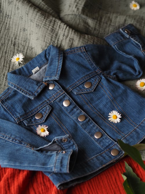 Image of  Children’s denim jackets with Lets Collect Adventures 