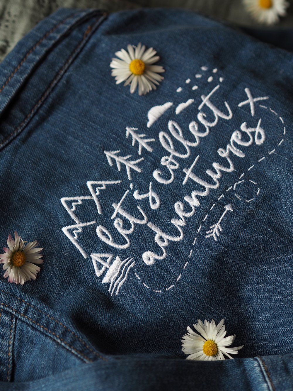 Image of  Children’s denim jackets with Lets Collect Adventures 