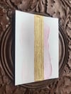 COLOURS - PINK, Paralels - ACRYLIC AND 23 CARAT GOLD ON PREMIUM QUALITY PAPER
