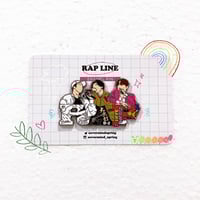 Image 2 of [INDIVIDUAL] Rap Line / Vocal Line Enamel Pin 🎤 