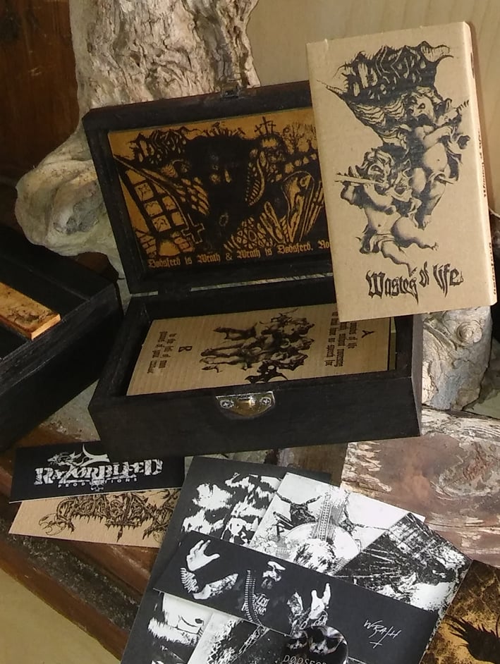 DØDSFERD - Wastes of Life (RB21) Tape in Wooden Box Set (limited to 100 copies)