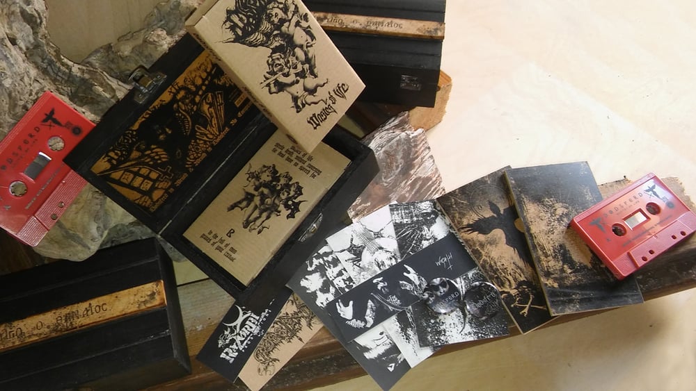 DØDSFERD - Wastes of Life (RB21) Tape in Wooden Box Set (limited to 100 copies)