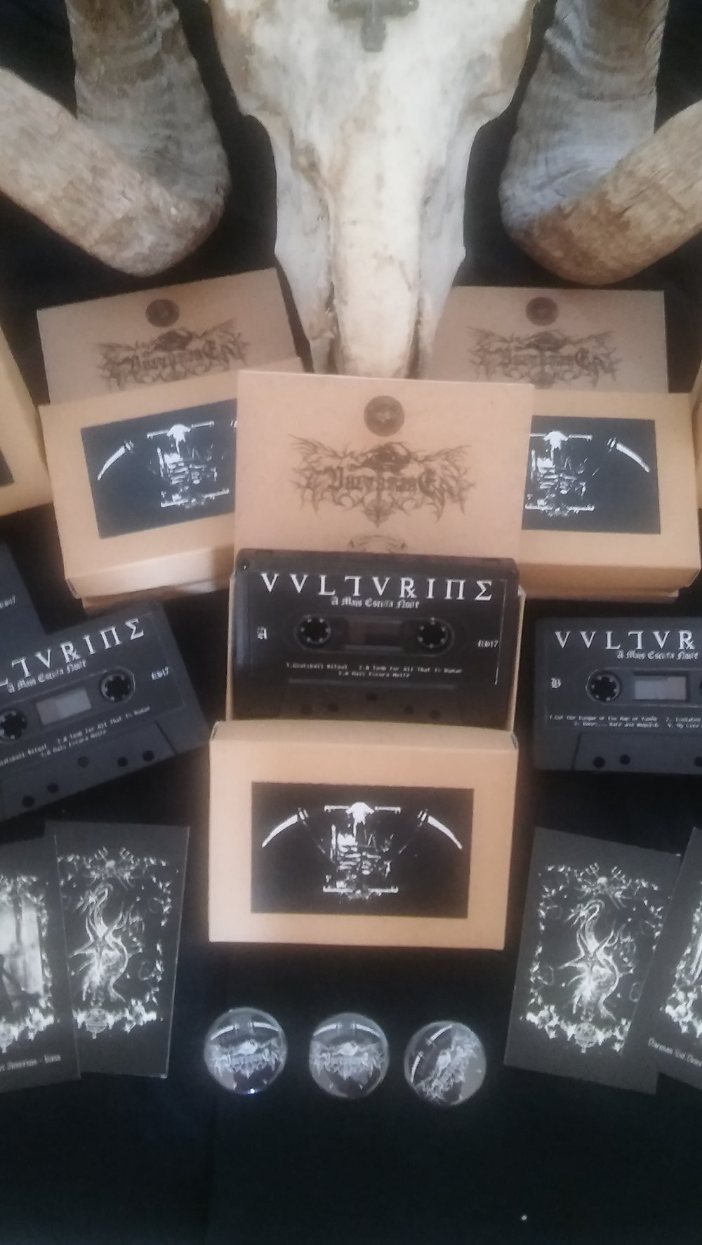 VULTURINE - "A Mais Escura Noite"  (RB19) special tape edition (limited to 66 copies)