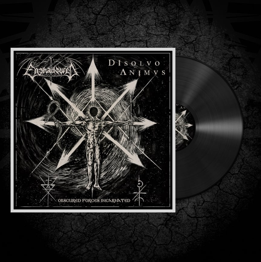 ENSHADOWED / DISOLVO ANIMUS  - "Obscured Forces Incarnated" (RB18) LP  (limited to 250 black copies)