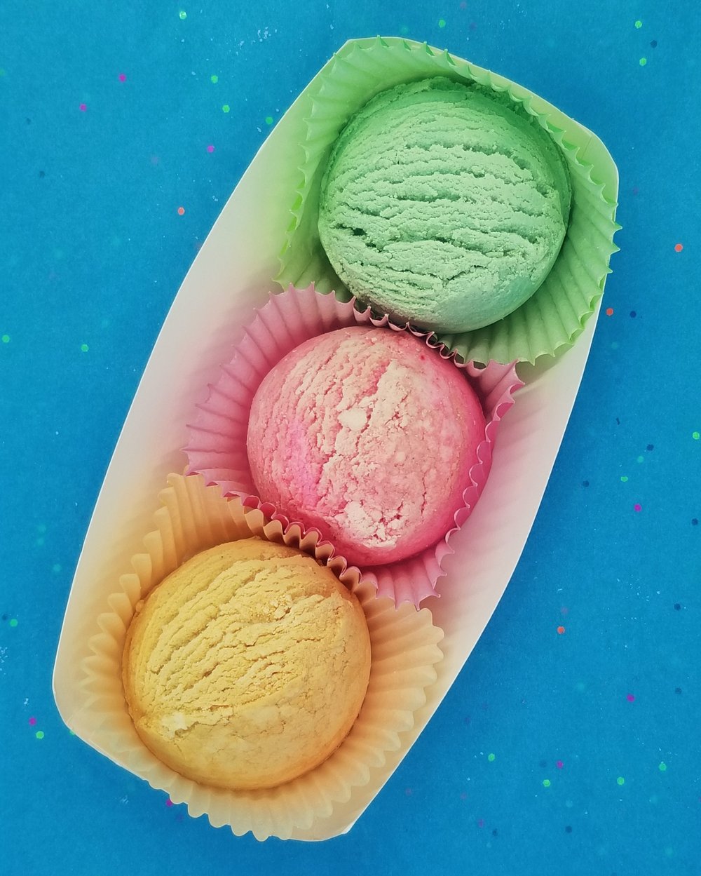 Image of Rainbow Sherbet Bubble Scoops