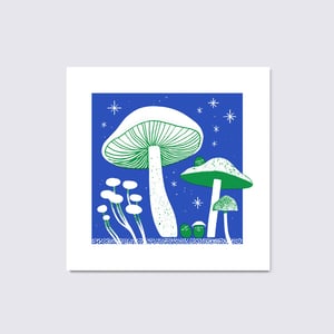 LITTLE MUSHROOM GLOW (Limited Edition Blue and Green)