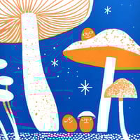 Image 3 of LITTLE MUSHROOM GLOW (Limited Edition Blue and Orange)