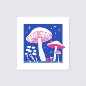 LITTLE MUSHROOM GLOW (Limited Edition Blue and Magenta)