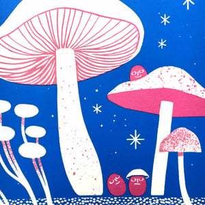 LITTLE MUSHROOM GLOW (Limited Edition Blue and Magenta)