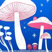 Image 3 of LITTLE MUSHROOM GLOW (Limited Edition Blue and Magenta)