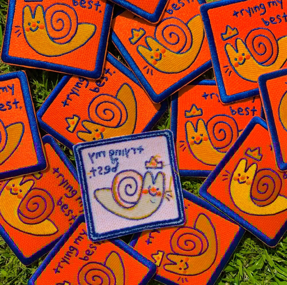 "trying my best"  patch