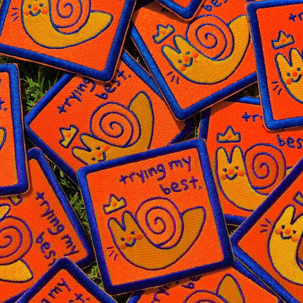 "trying my best"  patch