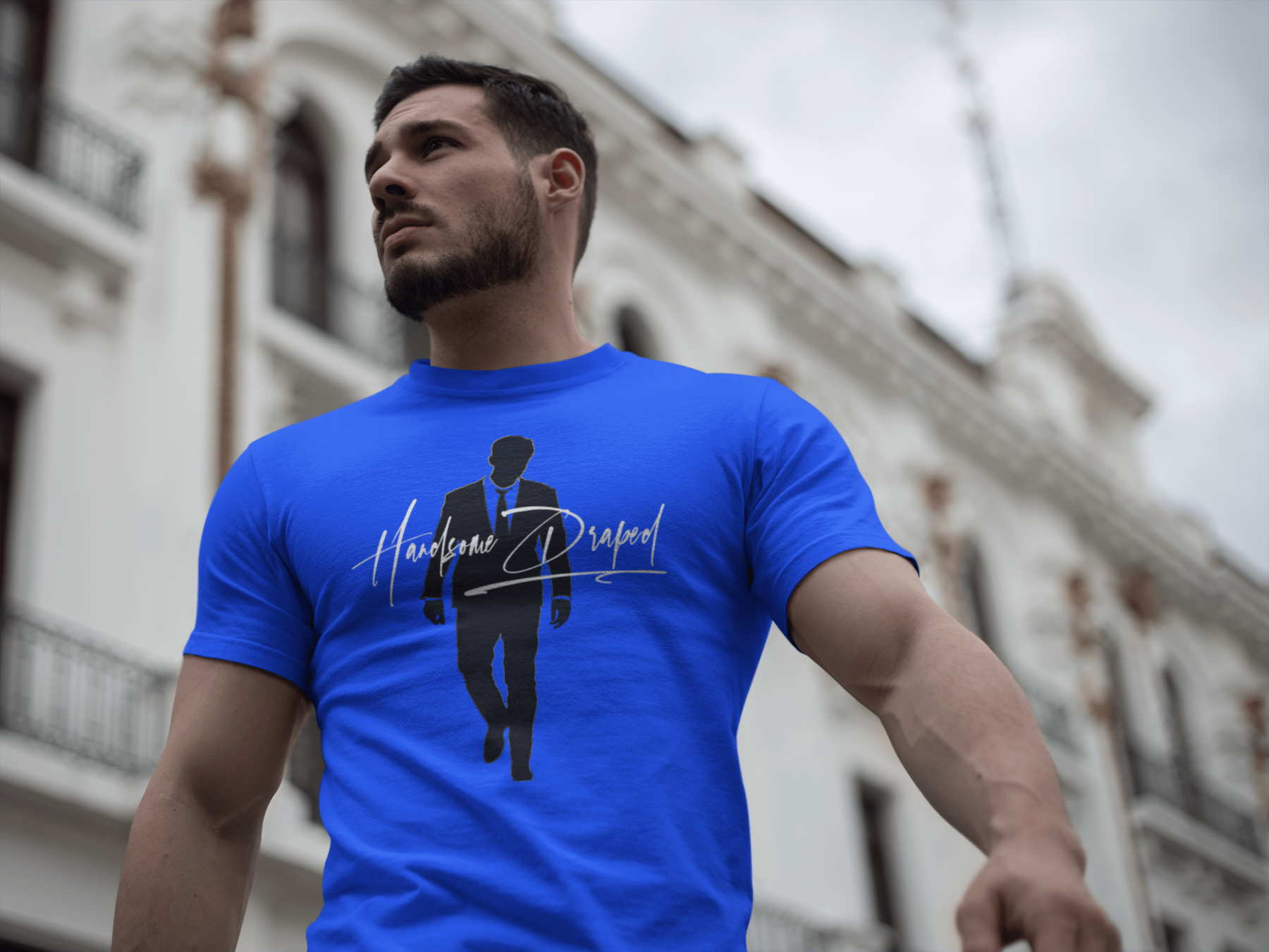 Handsome Silhouette T-shirt Clothing Wear