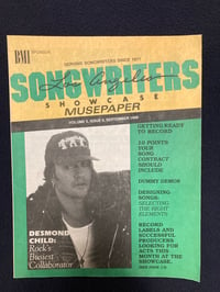 Image 1 of Desmond Child feature in Songwriters Showcase Magazine (Sept. 1990)