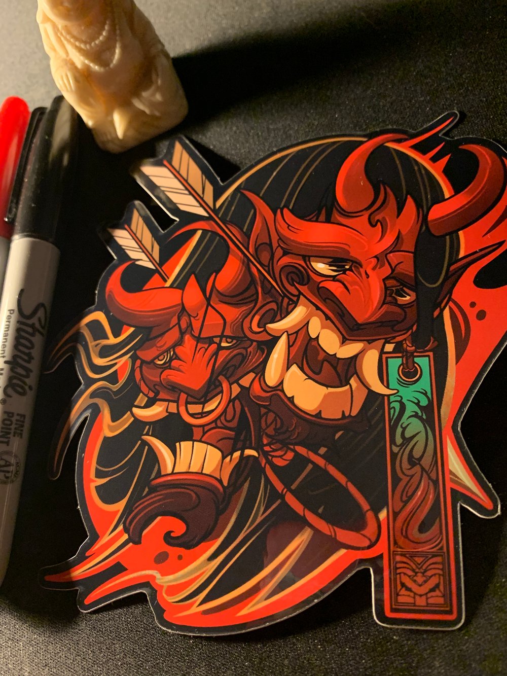 DEMON HEADS Sticker