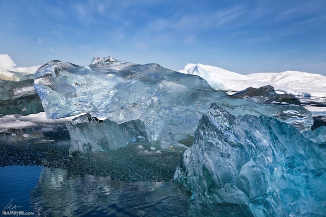 Clear Ice and Montains