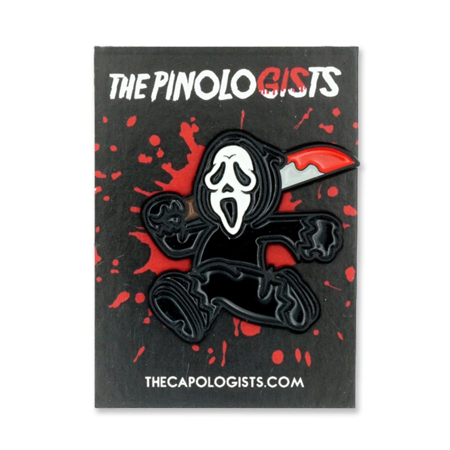 Ghostface enamel pin