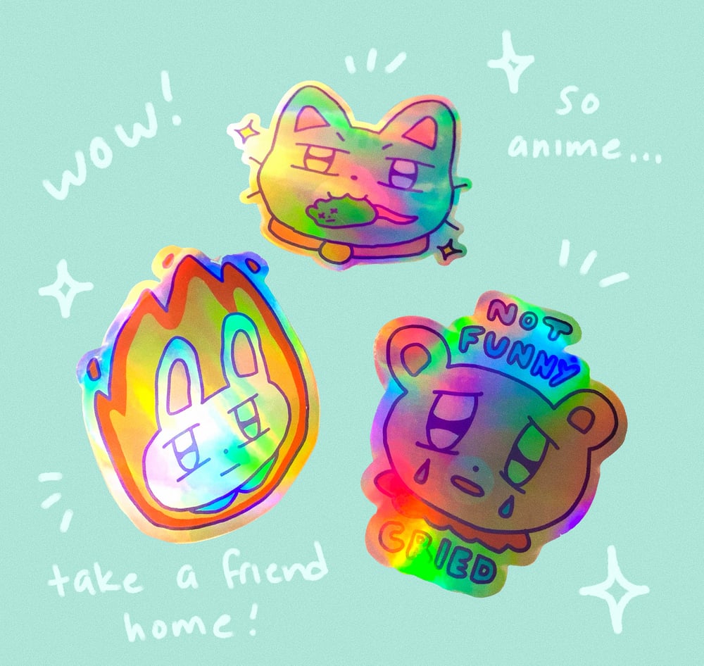 anime animal stickers