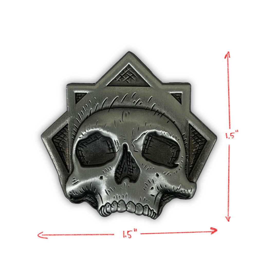 sacred skull pin