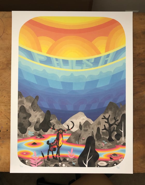 Image of Phish "Divided Sky" Print