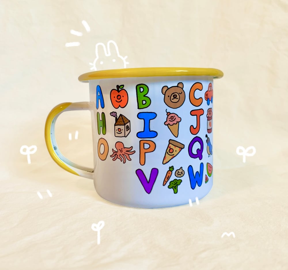 alphabet mugs