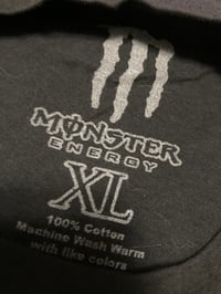 Image 5 of Def Leppard Hysteria styled Monster Energy tour t-shirt in XL