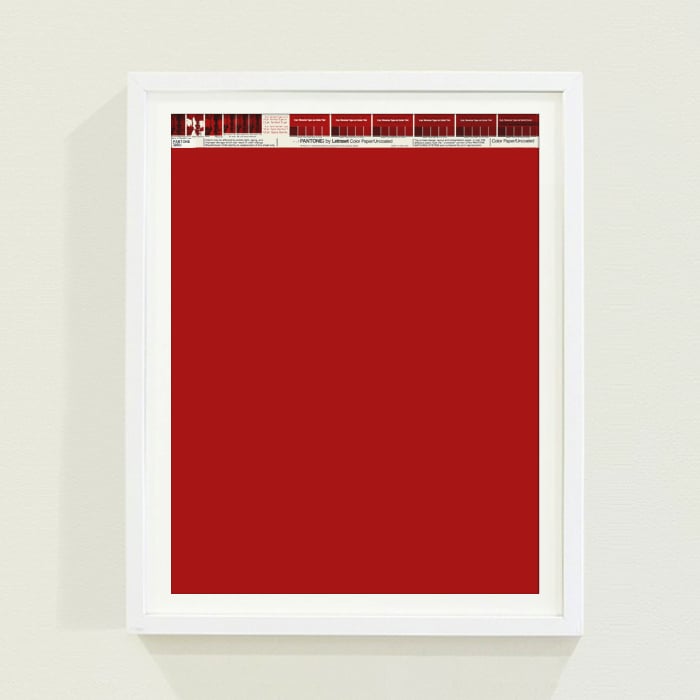 PANTONE® Letraset Posters × Reds