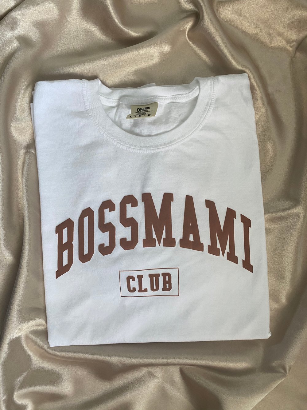 Image of BROWN BOSS MAMI CLUB TEE [PRE-ORDER]