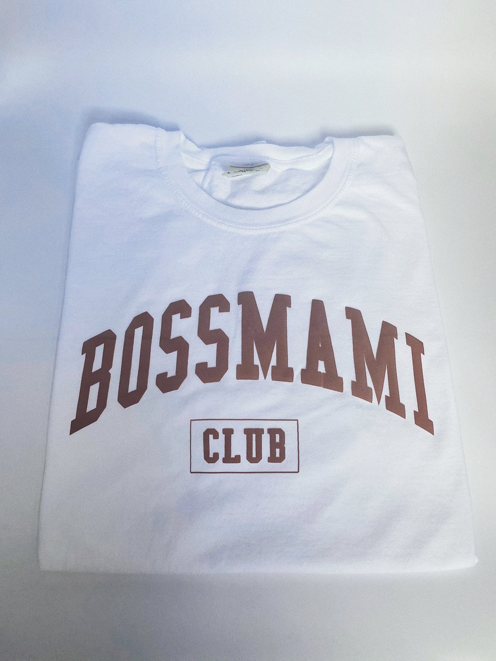 Image of BROWN BOSS MAMI CLUB TEE [PRE-ORDER]